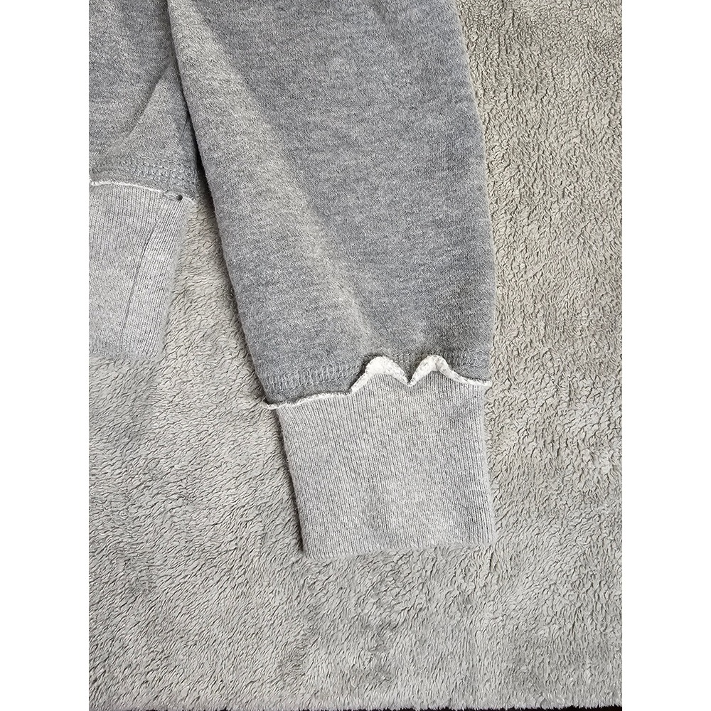 Harry Potter Gryffindor Sweatshirt Gray Raglan Pullover Scallop Hem Small - Picture 8 of 11